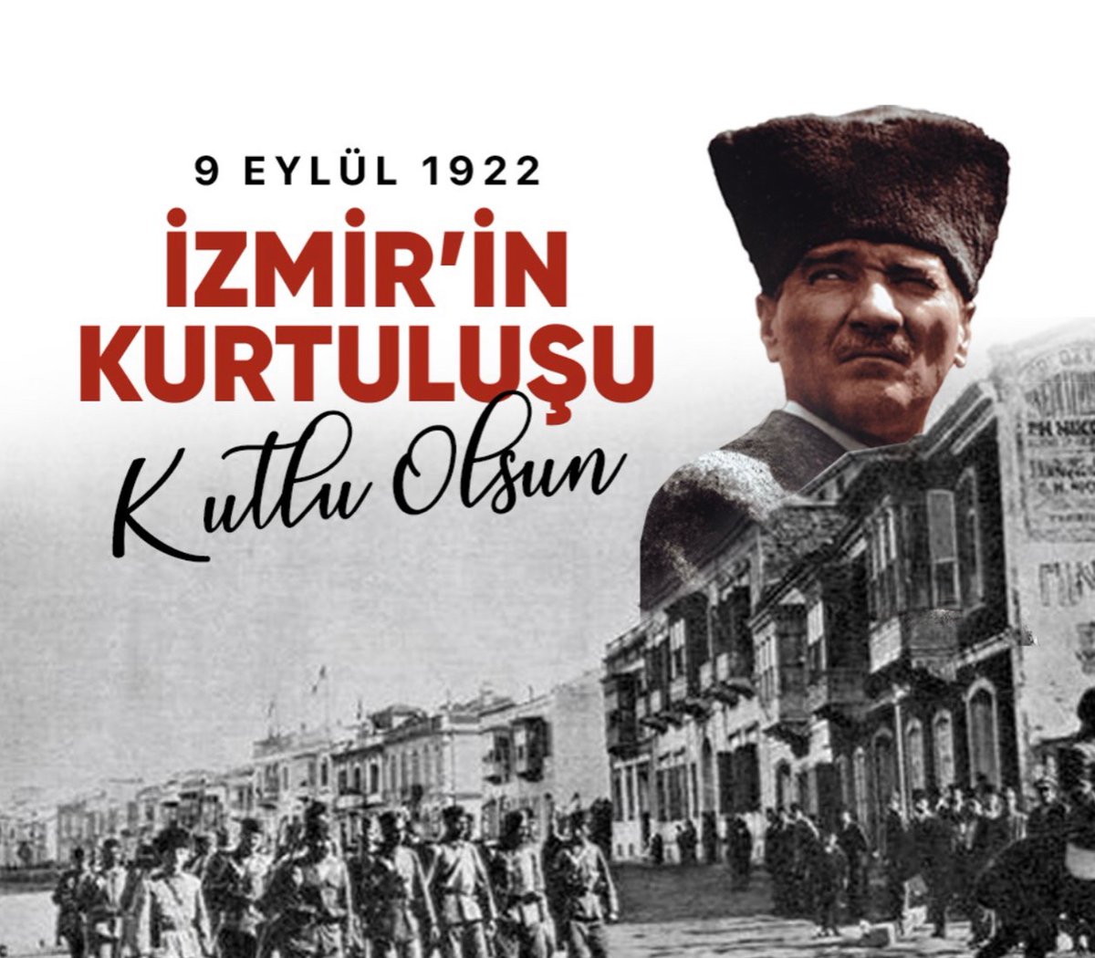 DiakanS's tweet photo. İzmir'in kurtuluşunun 98. yılında, bu ülkenin kurtuluşu ve kuruluşu için mücadele eden kahramanlarımızı, bu uğurda şehit olanları saygı, şükran ve minnetle anıyoruz. #9Eylül https://t.co/VEocVDHWFD