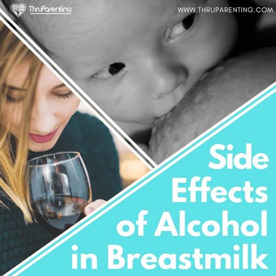 • What Effect Does Alcohol Have On A Breastfeeding Baby?When taken in large quantity causes- Drowsiness - Short sleep- Weakness- Abnormal weight gain in the baby- Decreased milk production in the mother.