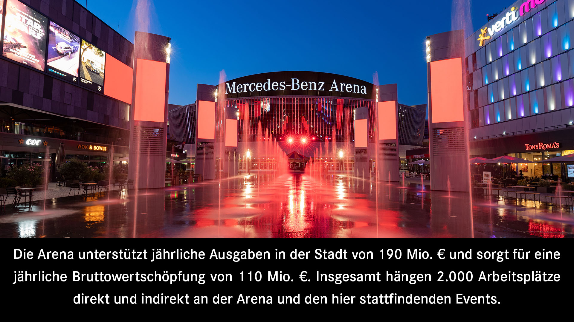 Social Wall Mercedes Benz Arena Berlin