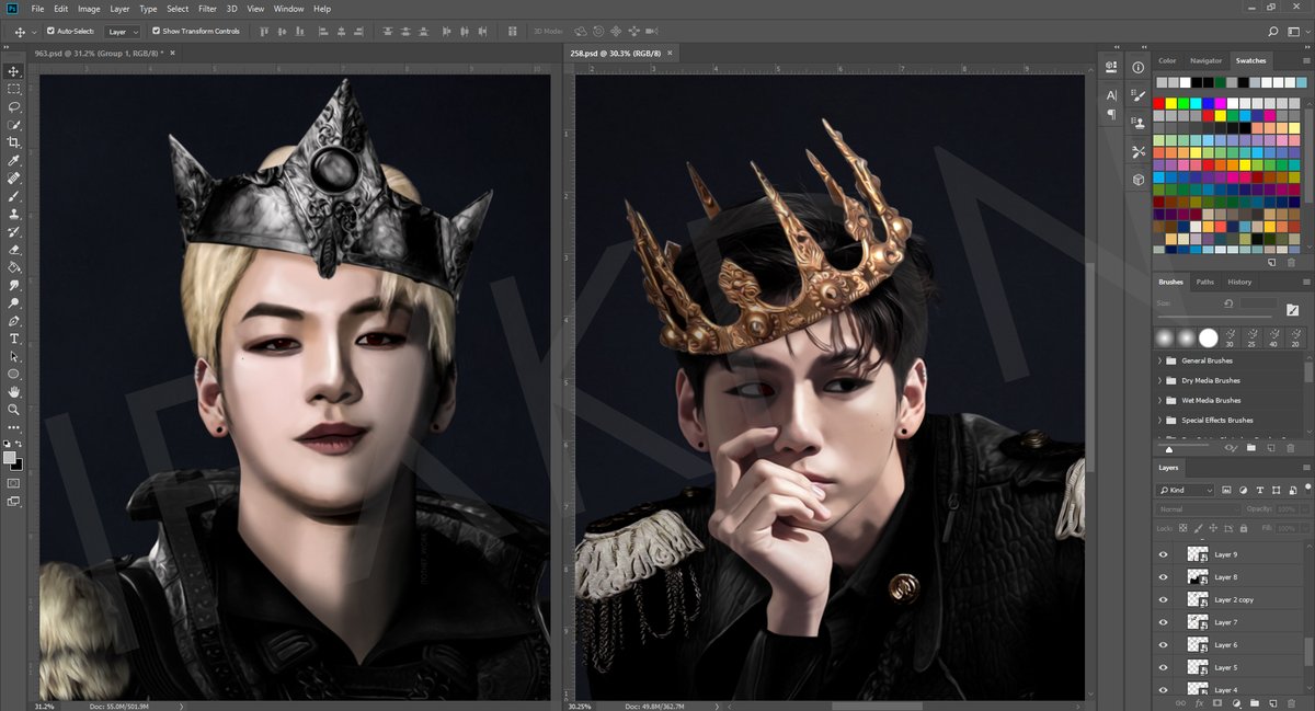 ifxkdn's tweet photo. อ่าๆ คิงจะตีกัน #itothef_work https://t.co/UBCOGMGqLn