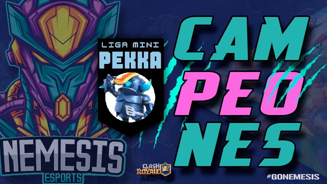 #CR ¡CAMPEONES!

Después de un largo camino logramos el CAMPEONATO 🏆 

🏆| #LigaMiniPekka
🆚| <a href="/_InfernoCR/">Inferno eSports</a>
📊| 3-2
 
👥Roster:
🗣️ <a href="/AnthonyBC17/">Anthony BC</a>

🏅 <a href="/NemPablo1/">Pablo</a> 🏅
👤 <a href="/NesSantiagood/">SantiaGOD CR</a> 
👤 <a href="/Brankpm/">Brank Pizango</a>
👤 <a href="/zz_alejo/">AlejoZz</a>
👤 @Paulo80516520
👤 <a href="/ZequiEsmeLove/">❤ZequiEsmeLove❤</a> 

#ClashRoyale #GoNemesis #Gaming