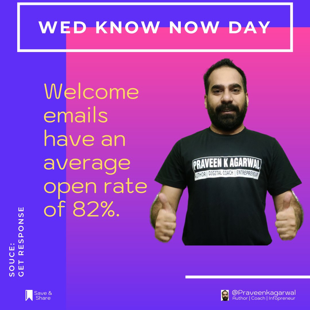 Pravinkagarwal's tweet photo. Wed Know Now Day that Welcome Emails are a Must anytime when someone subscribes to your campaign.
To Learn how to Generate Lead Organically in 5 Days,
Sign up: https://t.co/4IXm1dW8jq 

#PKABingeFBLeadMasteryWAClass #LeadGenerationCoachinIndia #FacebookMarketing #DigtialCoach https://t.co/VBBFaeOVIZ