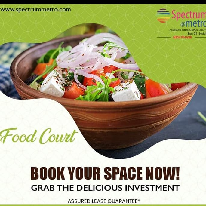 Grab the best offer by investing in the food court spaces at Spectrum Metro, Sector 75, Noida. Hurrry, book today!!

for more info:-
9910102258
9354772322

#SpectrumMetro #Commercial #Retail #Noida #NoidaProperties #RealEstate #FoodCourt #Shops #ShopSpaces #Properties