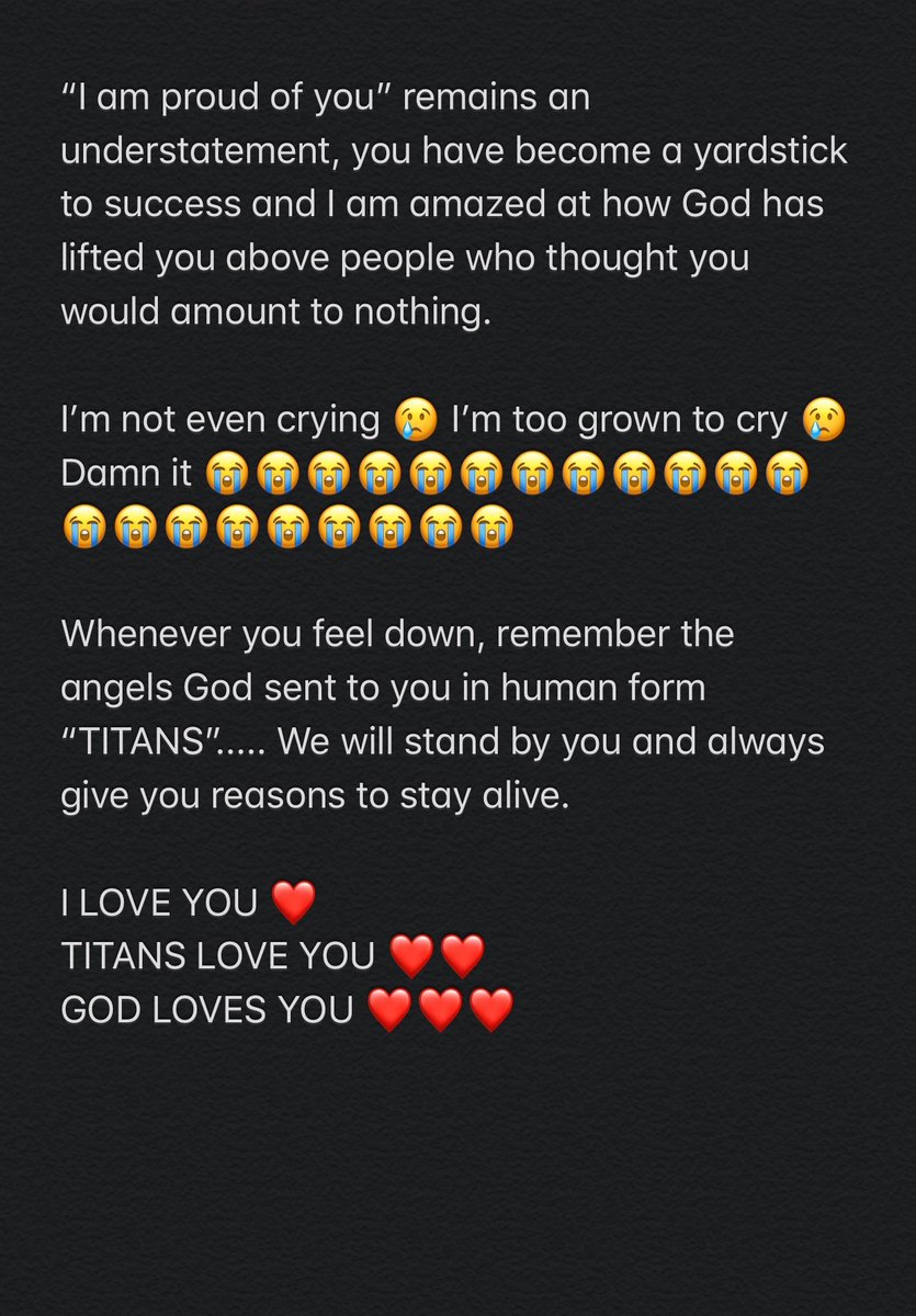 FormidableTitan's tweet image. I’m not even crying 😢😢😢😢😢😢😢😢😢😢😢😢😢😢😢😢😢

@Symply_Tacha This is my heartfelt letter to you ❤️❤️❤️

@hellotacha 
#LoveLetter2Tacha