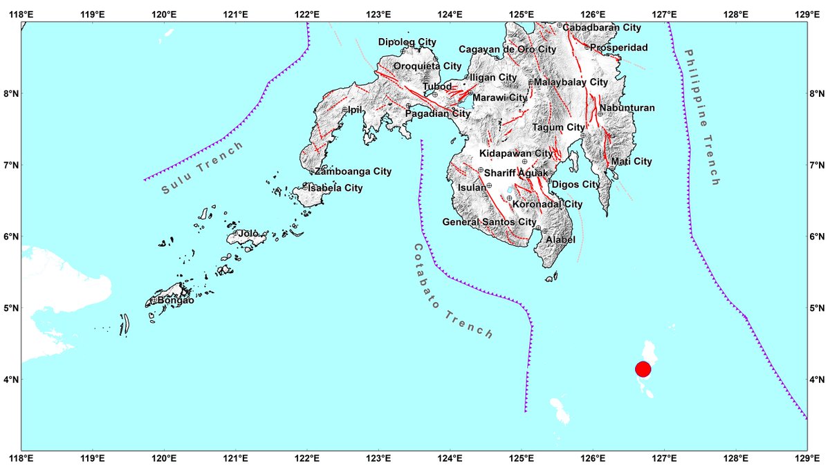 Ms 3 3 028 Km N 08 E Of Sarangani Davao Occidental Information No 2