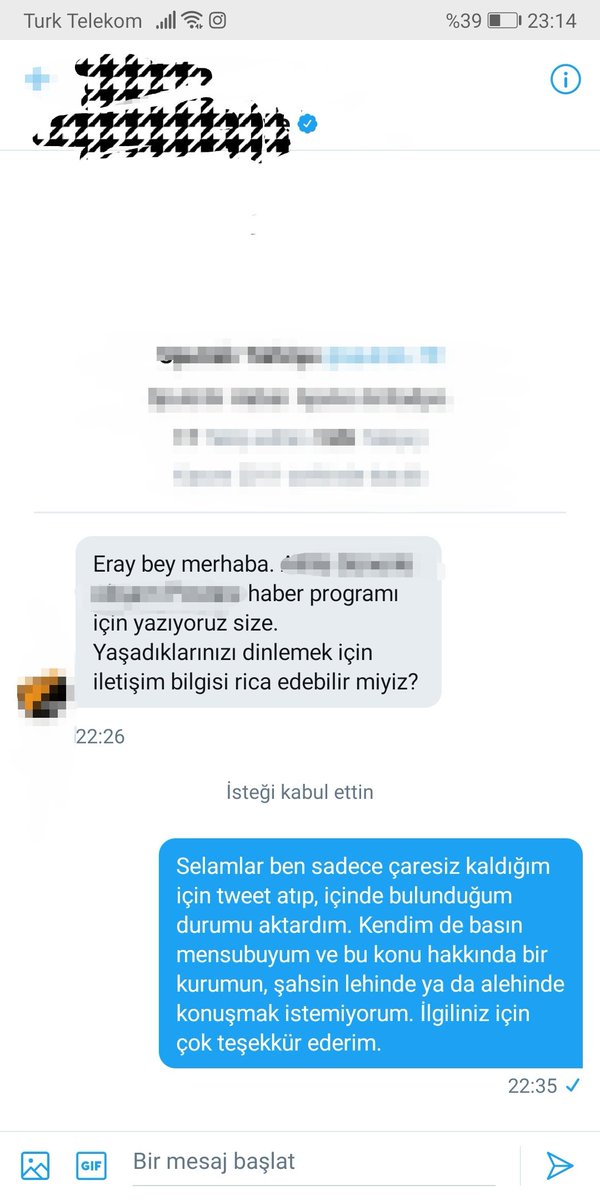 denizdekises's tweet photo. Bazı şeyler içime oturduğu için son bir açıklama yapmak istiyorum. Paylaştığım görsel gibi bir çok haber kanalından ve gazeteci dostumdan yaşadıklarımı anlatmam için mesajlar aldım. Umarım bir gün ideolojik düşünceleri bir kenara bırakıp, sadece insan gibi empati yapabiliriz. https://t.co/HhWmbJbEFq