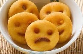 Priti Patel:A potato smiley that has simply gone wrong in production and now has a frown. You serve it to your child and they have nightmares of the potato frown that will haunt them in their sleep. Evil.