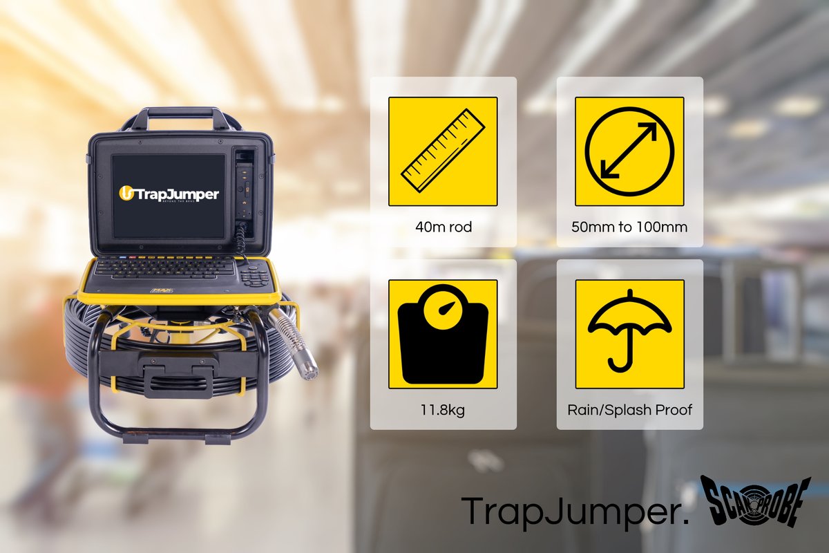 ScanprobeLTD's tweet photo. One #draincamera family, the #Maxprobe and #TrapJumper systems, all using the same control box but serving different #survey requirements.
LINK: https://t.co/sanNZHmPqR
.
.
.
#plumbing #drainage #utilities #blockeddrains #maintenance https://t.co/oXNpDyoBIF