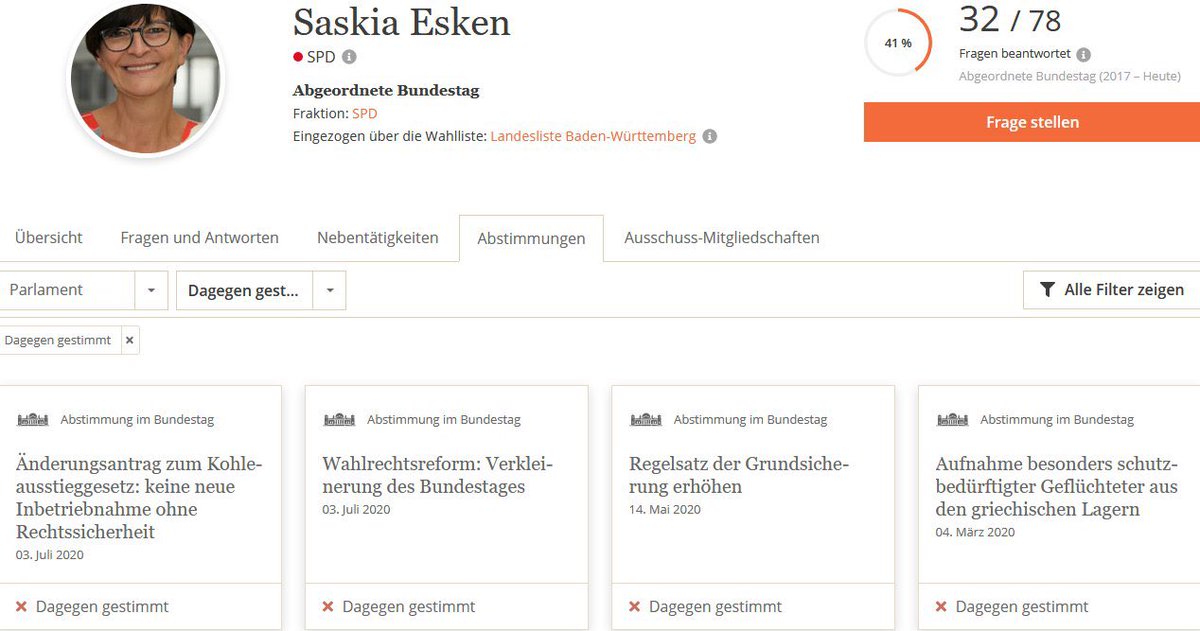 <a href="/EskenSaskia/">Saskia Esken</a> @_Seebruecke_ Mal sehen, wer da noch mal gegen gestimmt hat.