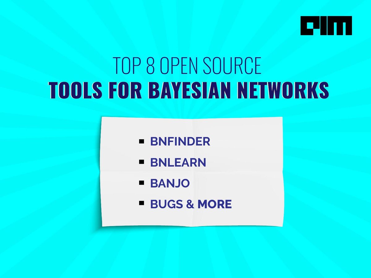 SpirosMargaris's tweet image. Top 8 #OpenSource Tools 

For #BayesianNetworks 

analyticsindiamag.com/top-8-open-sou… #fintech #AI #ArtificialIntelligence #MachineLearning @Analyticsindiam