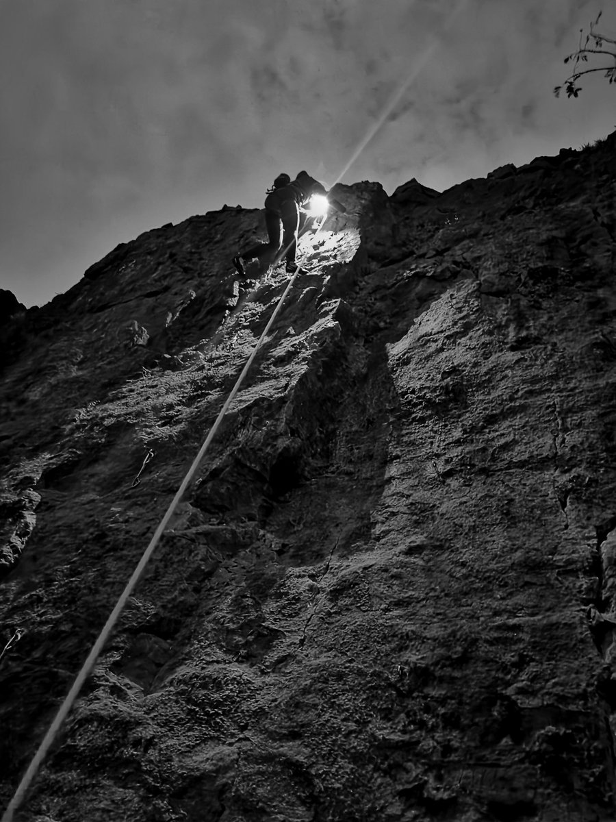 Just because the Sun goes down, you don't have to stop #climbing!!! Fantastic evening session with Abi. 

#climbing #rockclimbing #sportclimbing #tradclimbing #rock #mountains #mountaineering #northwales #snowdonia <a href="/Petzl/">Petzl</a> <a href="/dmmclimbing/">DMM</a> <a href="/fivetenuk/">Five Ten</a> <a href="/GoPro/">GoPro</a>
