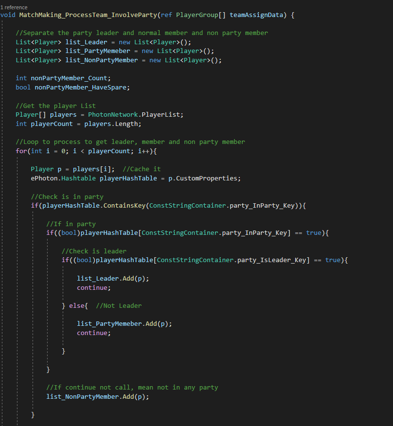 TeohTzeChian's tweet image. Got no idea whether it will work at all for sorting the match making with possible players with party join the game, all the lines are purely generated from my brain and haven't test it out yet, hopefully it working LoL
#gamedevdiary