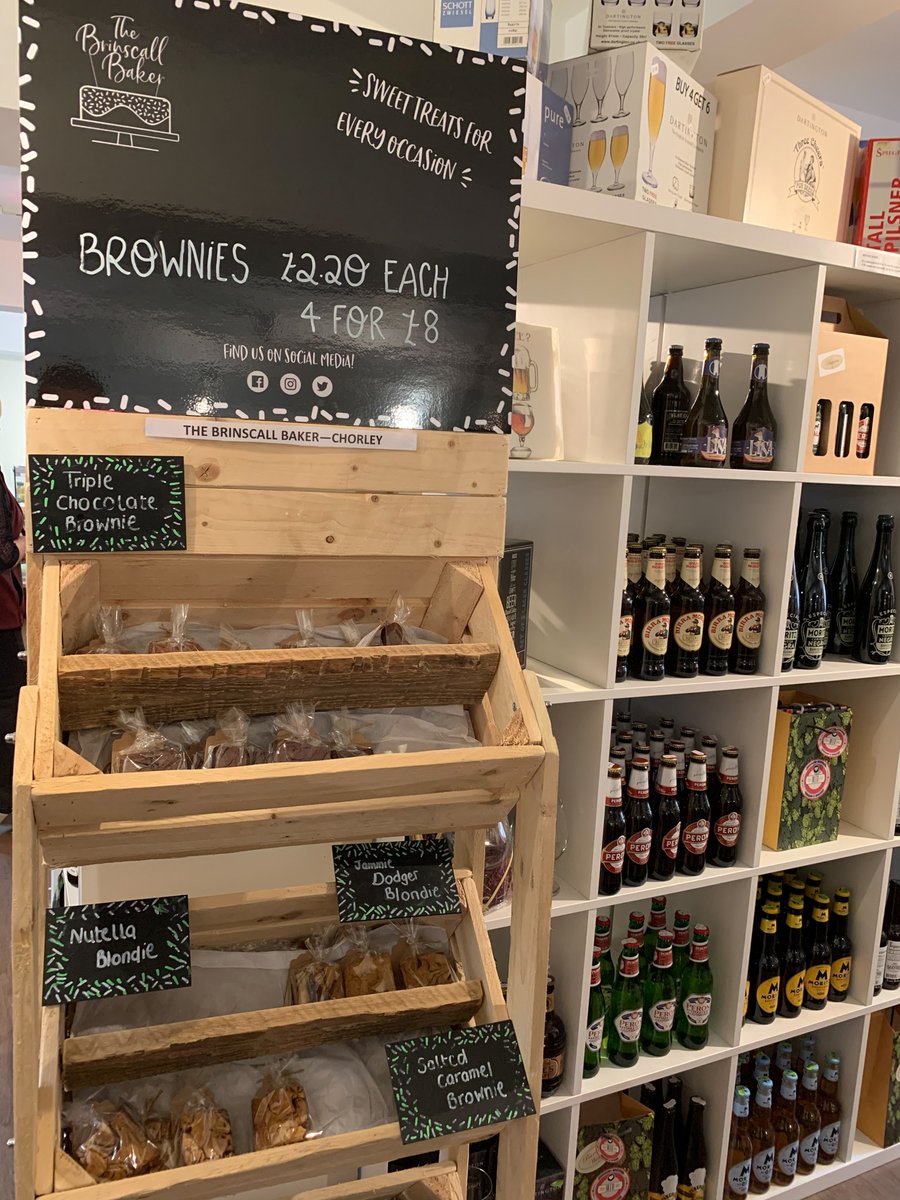 Triple Chocolate, Nutella Blondie, Salted Caramel...

Only the best quality ingredients go into these fabulous brownies, made locally by the <a href="/Brinscall_Baker/">The Brinscall Baker</a>, and you'll find any one of them more than worthy of fulfillling your #humpday treat craving #Choley #Lancashire 😋