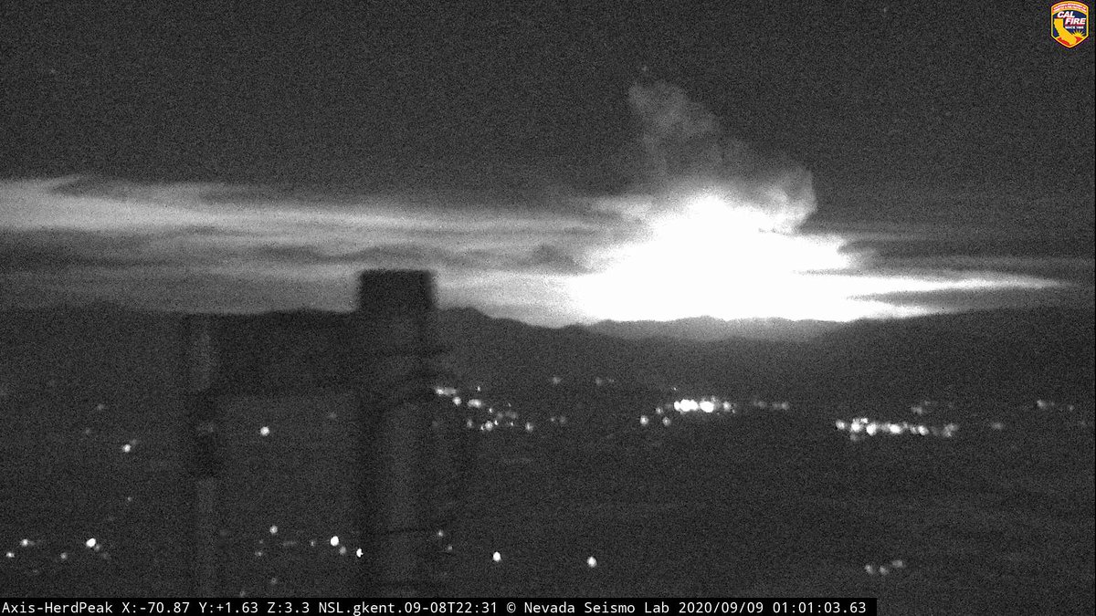 CalDisasters's tweet image. So is this a new fire close to the CA-OR border? Seems too far south to be #GlendowerFire and too far east and north to be #RedSalmonComplex so what is this glowing behemoth? alertwildfire.org/shastamodoc/in…