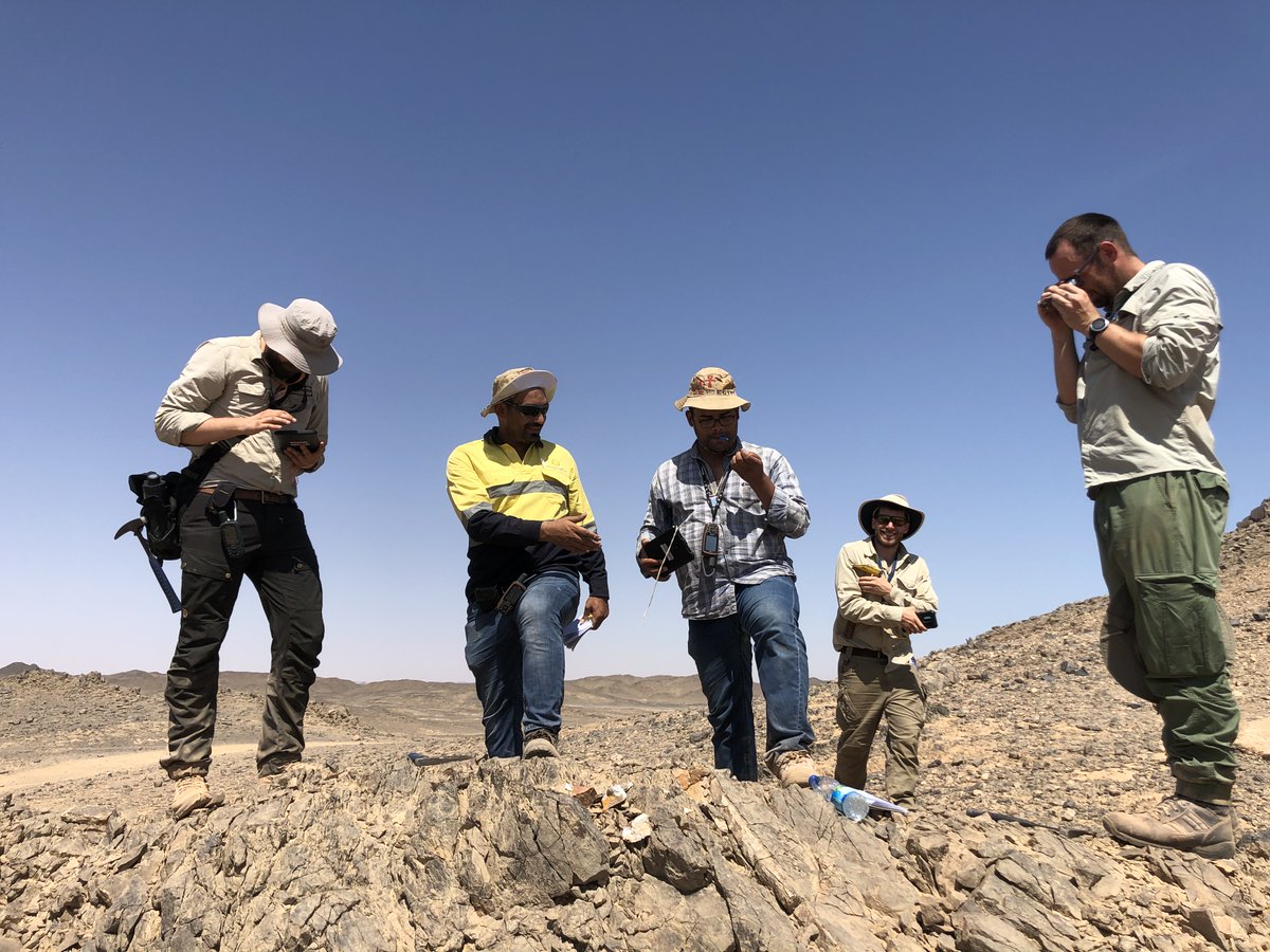 Recently returned from my first field visit post-lockdown to work on a project in Egypt with two <a href="/SRKExploration/">SRK Exploration</a> colleagues. Great to get out again, not so great to have to isolate for 2 weeks on return :( Just a few more days to go now then FREEDOM! #mineralexploration