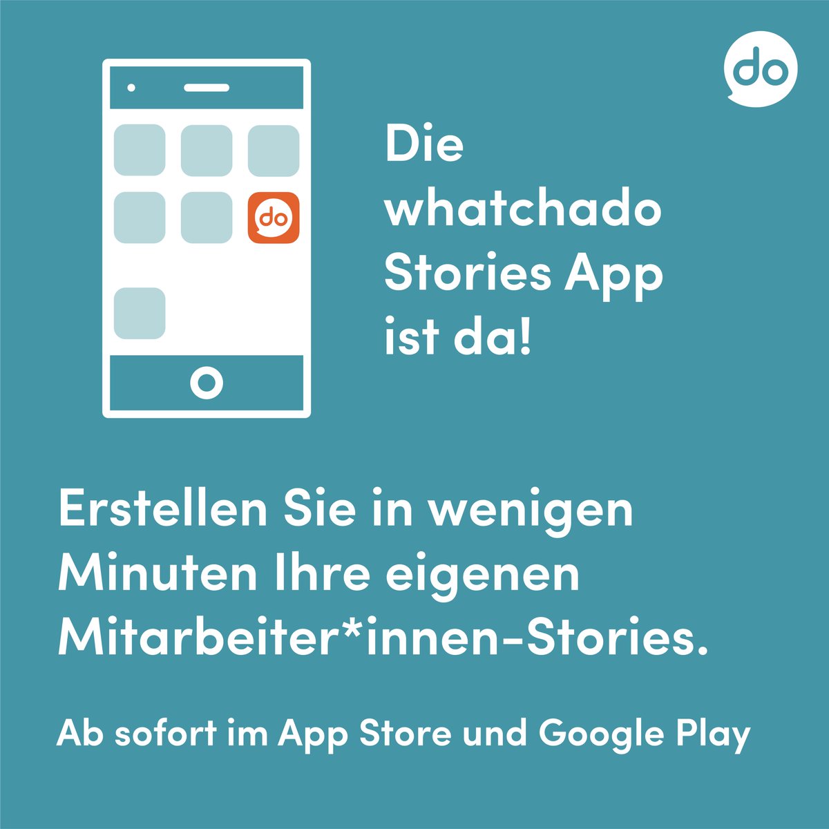 j_u_b_i_n's tweet photo. Ab sofort kann man seine Mitarbeiter*innen-Videos schnell und einfach mit unserer @whatchado Stories App produzieren. 

Garantiert ohne Ansteckungsgefahr ;).

#app #recruiting #employerbranding #berufseinstieg https://t.co/rnbDl8zKkQ