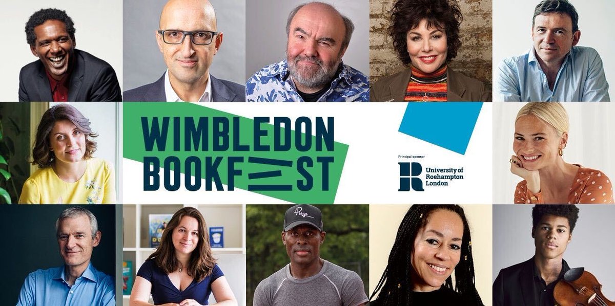 We can't believe it - Wimbledon BookFest kicks off in two days time! There's still a chance to buy tickets so head to our website to see our fantastic programme and find out more: wimbledonbookfest.org/Events/2020Eve…