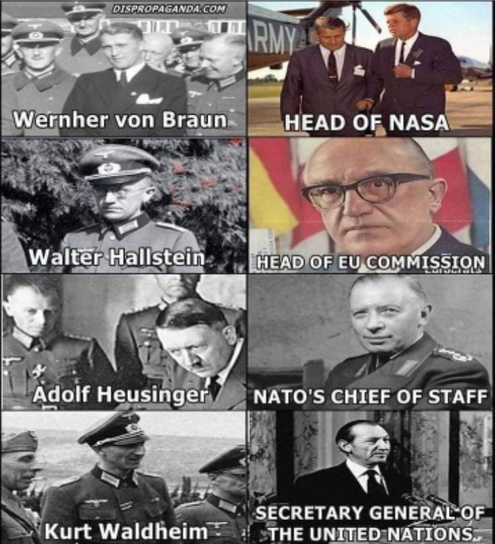 43) Probably because of that, Nazi Hans Speidel was soon rewarded and appointed as Supreme Commander of  #NATO for  #Europe. It is also known that former Gestapo, SS officers and German war criminals were warmly welcomed by  #US and employed by the  #CIA,  #NATO,  #NASA etc. 