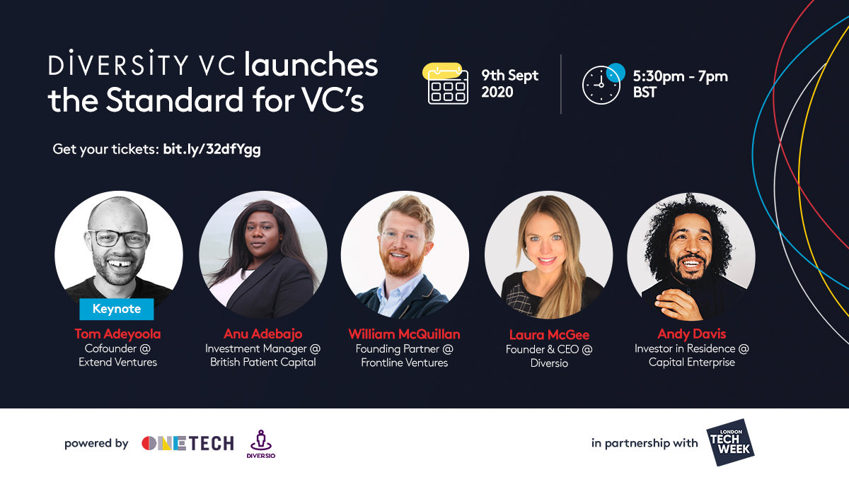 Anu Adebajo (@anuadebajo) on Twitter photo Looking forward to being part of the panel tonight launching <a href="/diversityvc/">Diversity VC</a> the Standard with @tadeyoola <a href="/willmcq/">William McQuillan</a> <a href="/lauramcgee01/">Laura McGee</a> <a href="/MrAndyDavis/">Andy Davis</a>. Still time to register londontechweek.com/event/diversit… Looking forward to being part of the panel tonight launching <a href="/diversityvc/">Diversity VC</a> the Standard with @tadeyoola <a href="/willmcq/">William McQuillan</a> <a href="/lauramcgee01/">Laura McGee</a> <a href="/MrAndyDavis/">Andy Davis</a>. Still time to register londontechweek.com/event/diversit…