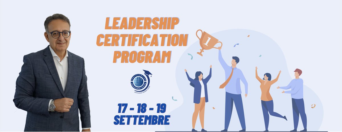 ⚠️ A seguito dell'emergenza sanitaria, abbiamo preso provvedimenti per rendere il nostro ufficio SICURO, per garantire la pulizia e la sicurezza dei partecipanti e dei relatori ✅

➡️ Vuoi saperne di più sul Leadership Certification Program?
Vai su:
certificationbusiness.school/leadership-cer…
