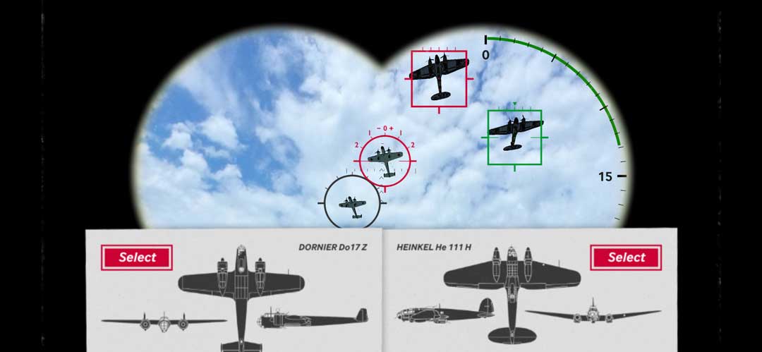 Arcade_XR's tweet photo. In our #ObserverCorpsExperience for @IWMDuxford your job is to spot and identify incoming Luftwaffe aircraft. That one in the red circle - Dornier or Heinkel?
Have a go yourself here: https://t.co/h68Uf1SXzh
#immersivetechnology #mobileVR #BattleOfBritain80 https://t.co/tc6syYOSut