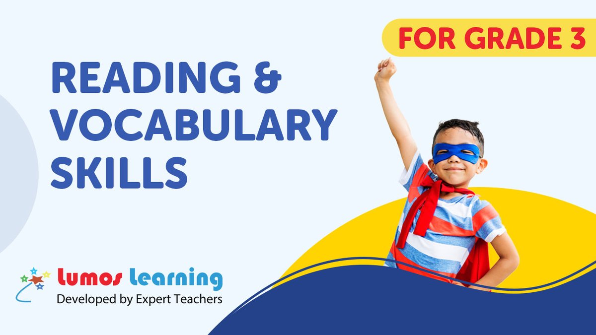 LumosLearnns's tweet photo. Improve reading fluency and vocabulary skills for children  #Grade3 #LumosLearning

https://t.co/6hw76rBlGJ https://t.co/JPXX64zmmI