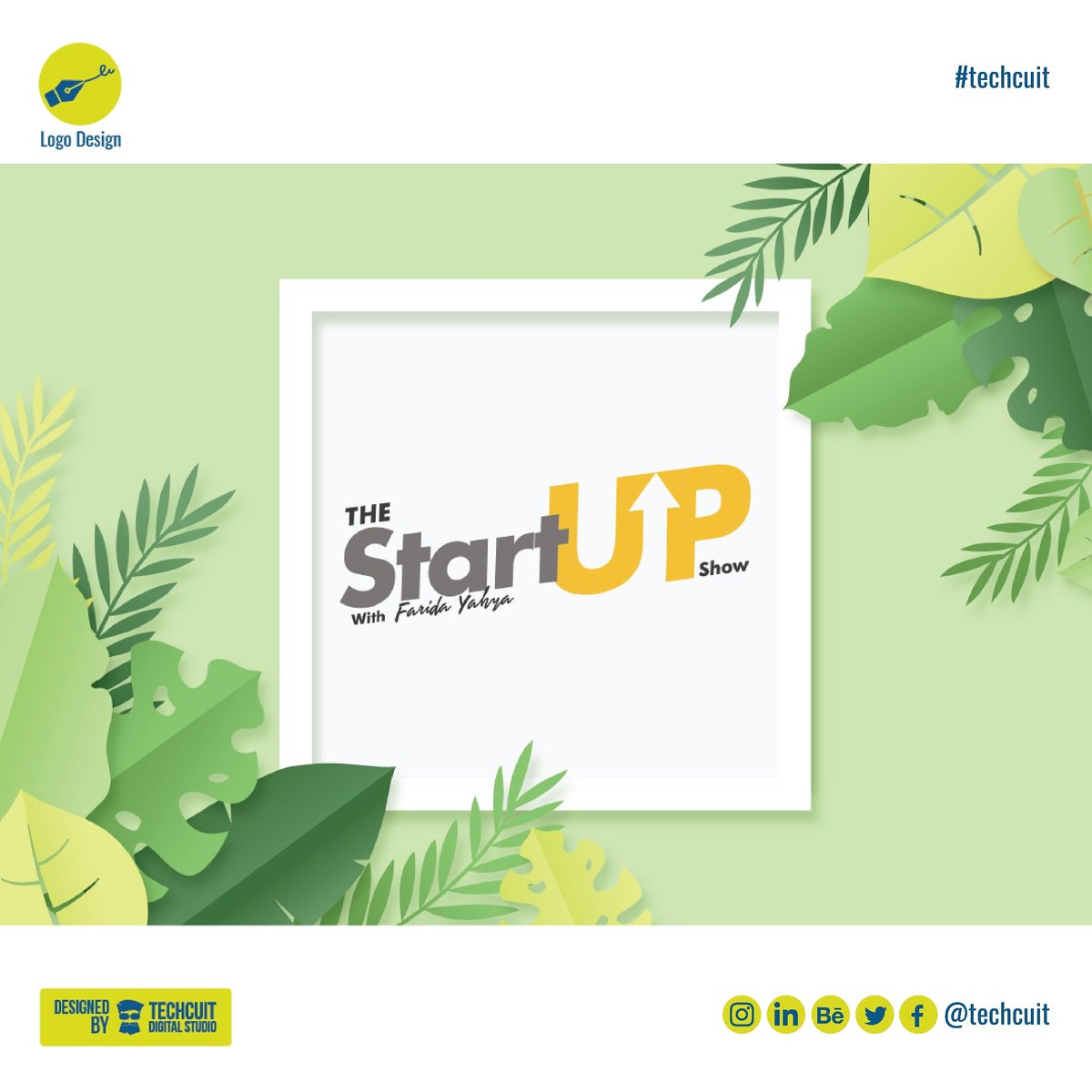 Techcuit's tweet photo. The Startup Show by @thefaridayahya

#talkshow #logo #design #branding #logodesigner #art #designer #logodesign #graphicdesigner #logodesigns #brand #logotype #illustration #illustrator #graphic #creative #logomaker #photoshop #logoinspiration #brandidentity #typography #techcuit https://t.co/KiJvuj67jT