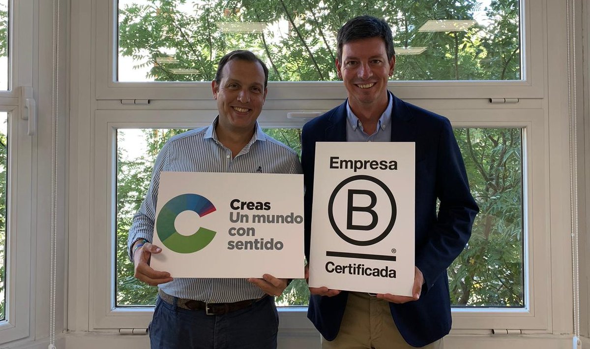 Es un orgullo convertirnos en el primer fondo #BCorp de España y formar parte de esta comunidad de las mejores empresas para el mundo <a href="/BCorpSpain/">B Corp Spain</a> <a href="/BCorporation/">B Lab</a> creas.org.es/somos-bcorp
