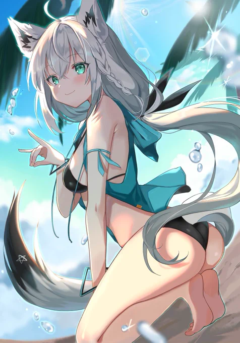 #絵フブキ 

まだまだ夏!! 