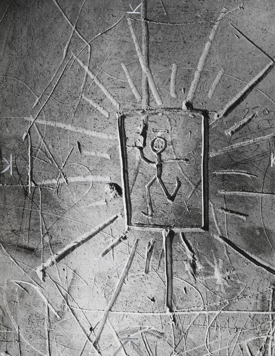 Throughout his career Brassaï also documented the graffiti drawn on or carved into Parisian walls. He said they were the language of the street, and as relevant as cave painting. Happy Birthday to yer Gyula.  #greatbirthdays