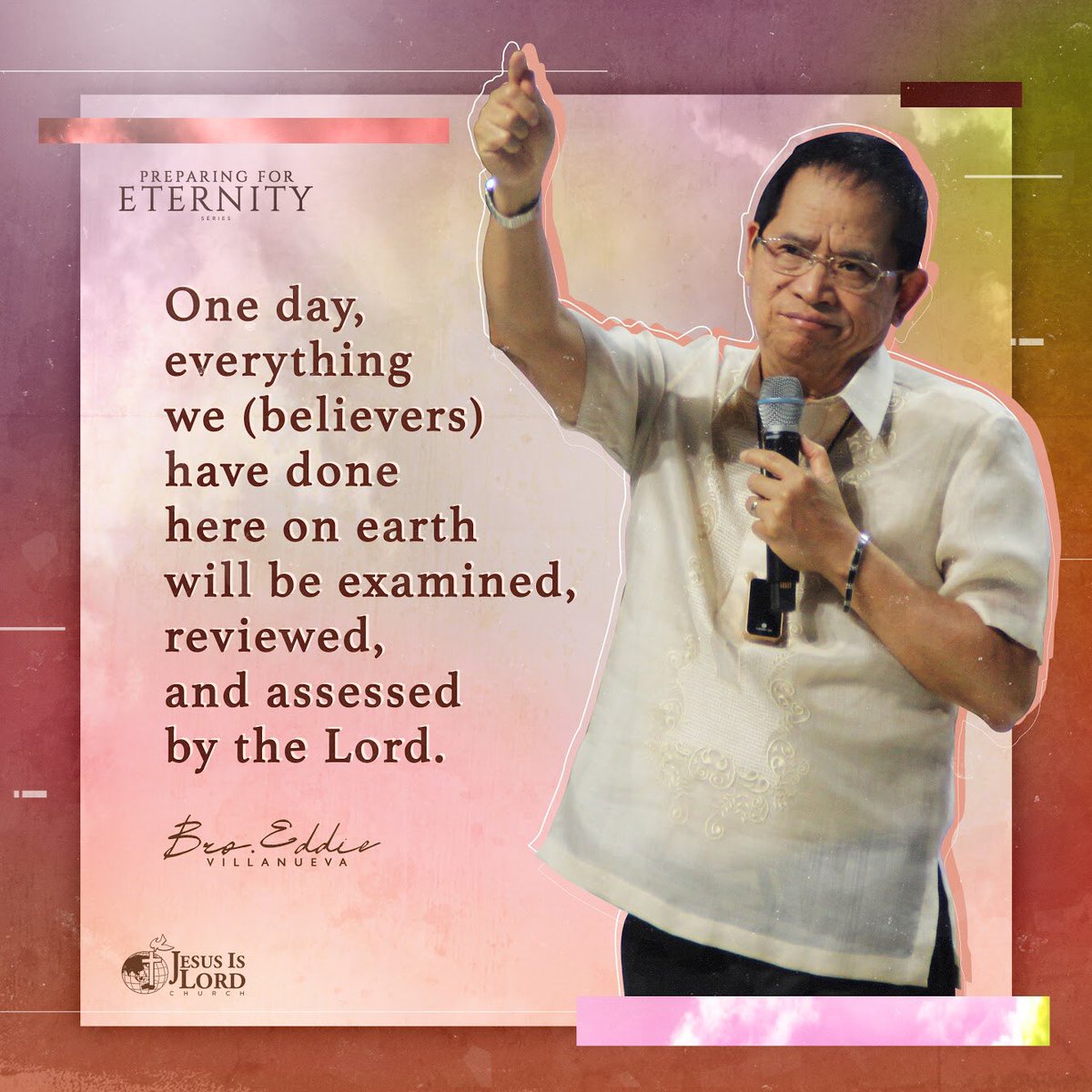 JILWorldwide's tweet photo. May God find us all faithful.
#iHope #Jesus #JIL #JesusIsLord
#JILChurch #JILWorldwide #JILCW2020 #OneInChristsHoliness #JudgementDay #Preparedness #Faithfulness https://t.co/zFmIOCuPTz