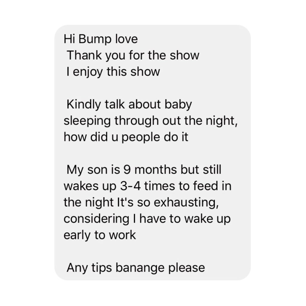 bumploveug's tweet photo. How does one get their baby to sleep throughout the night?😟😵🧐
Your input is highly appreciated ladies!
#FromOurInbox https://t.co/NuYsN6kTqW