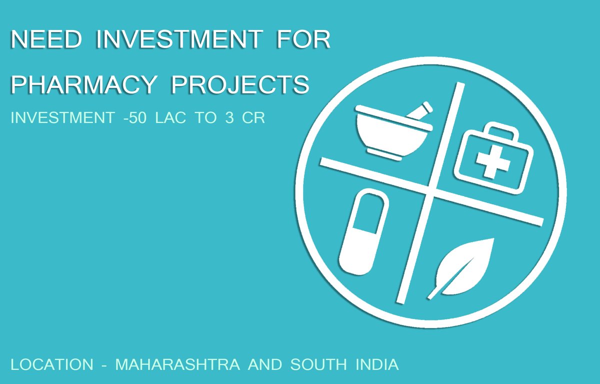 VoiceStartups's tweet photo. #investors #pharmacy #Investment #money #business #voifs
Need Investment for Pharma Companies. The investment range is 50 lacs to 3Cr and the locations are Bangalore, Maharasthra, and South India. For more details, interested can click on this link- https://t.co/vgWhN0M0Qx https://t.co/nSPZYsJucT