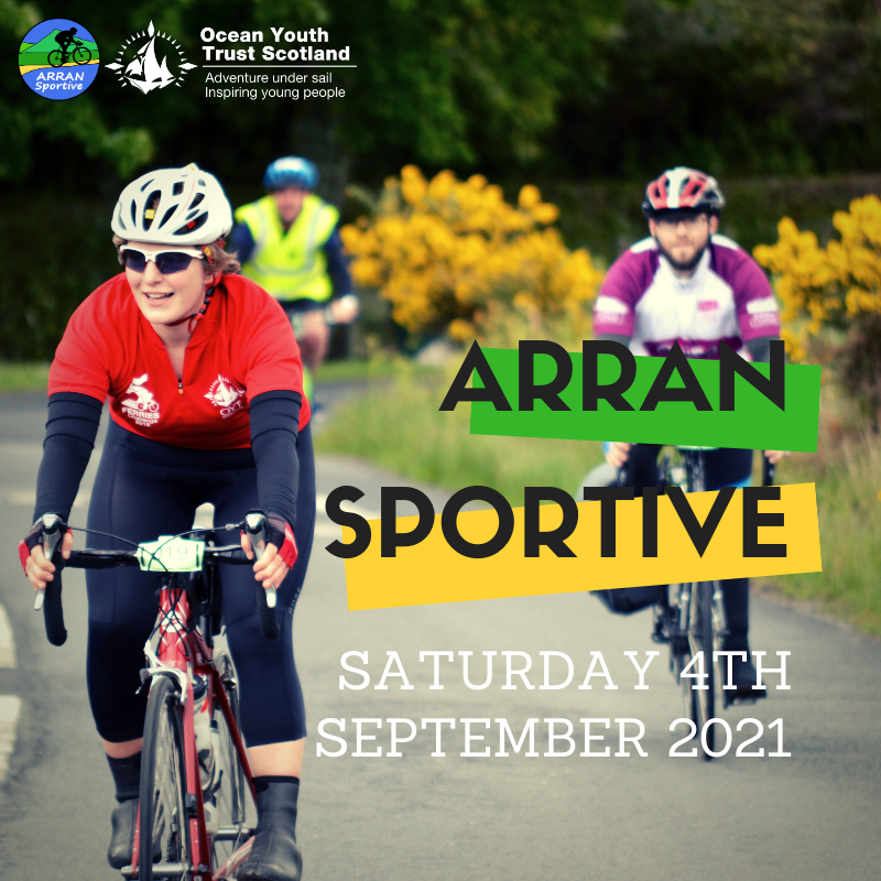 arransportive's tweet photo. We are excited to announce we are heading back to Arran for the Arran Sportive on 4th September 2021!

You can sign up now at https://t.co/JSyb1aKzRU. 

If your entry was deferred from last year, we will get back in touch closer to the time with the Riders Pack. https://t.co/r9ntXW7L2D