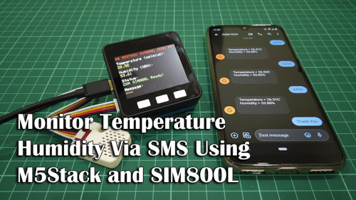 M5Stack's tweet photo. Monitor temperature and humidity via SMS using #M5Stack and #SIM800L!
#Arduino
More Details👉👉 https://t.co/wFQWwY4BgP https://t.co/K14pavwo8Y