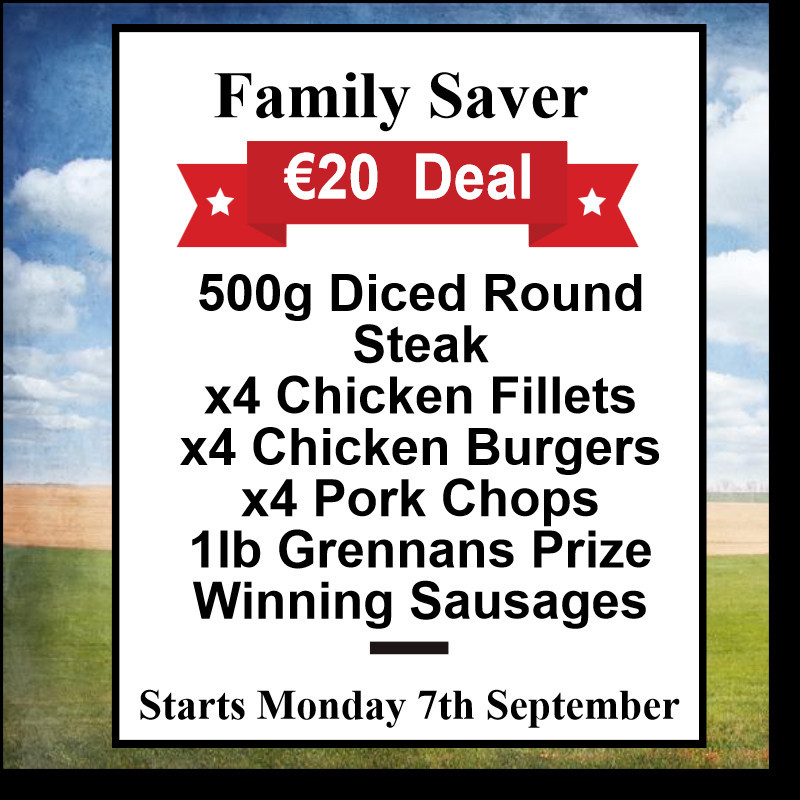 KenKengrennan's tweet photo. Get the family around the table with our amazing family deal this week. Only €20!!! https://t.co/YWN018qXoW