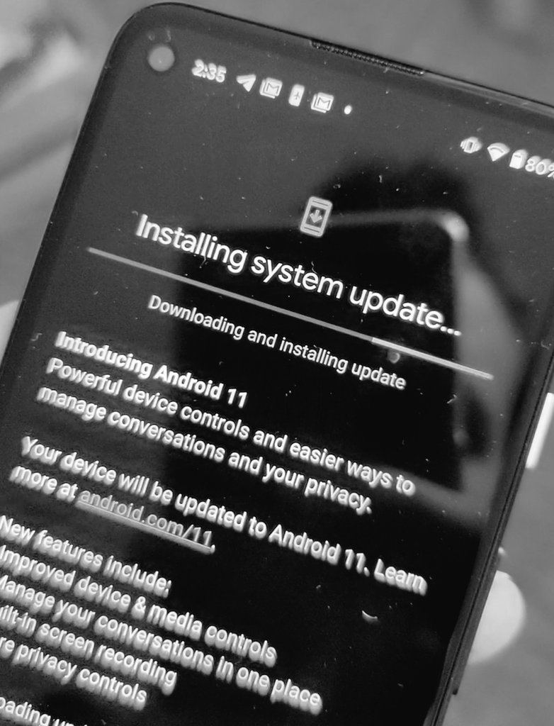 Android 11 ist Here! Downloading to all my Pixel phones now! 😍🙃 #teampixel #pixellove #androidQ #android #google