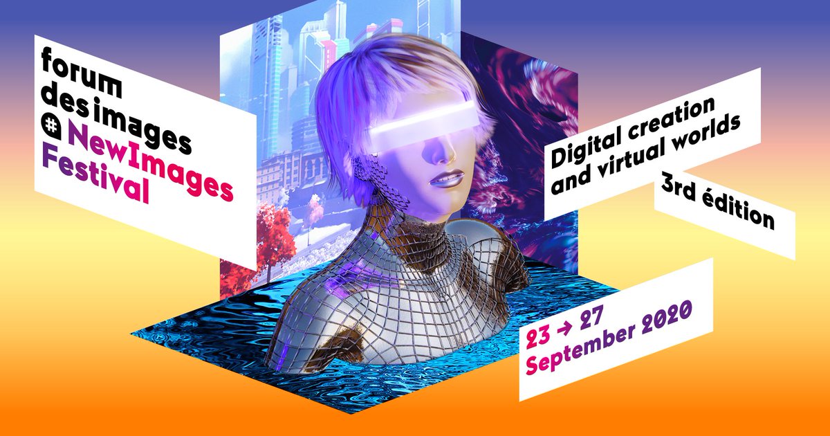 [BLOG #News] In 2020, <a href="/Newimages_Paris/">NewImages Festival</a> has a new format. From 23rd to 27th September, see you at the <a href="/forumdesimages/">Forum des images</a> in Paris, but also online! ➡️ hubs.ly/H0vscLQ0

📣 Want an accreditation? We have a promo code for all #XR enthusiasts. Send us a private message! 📩