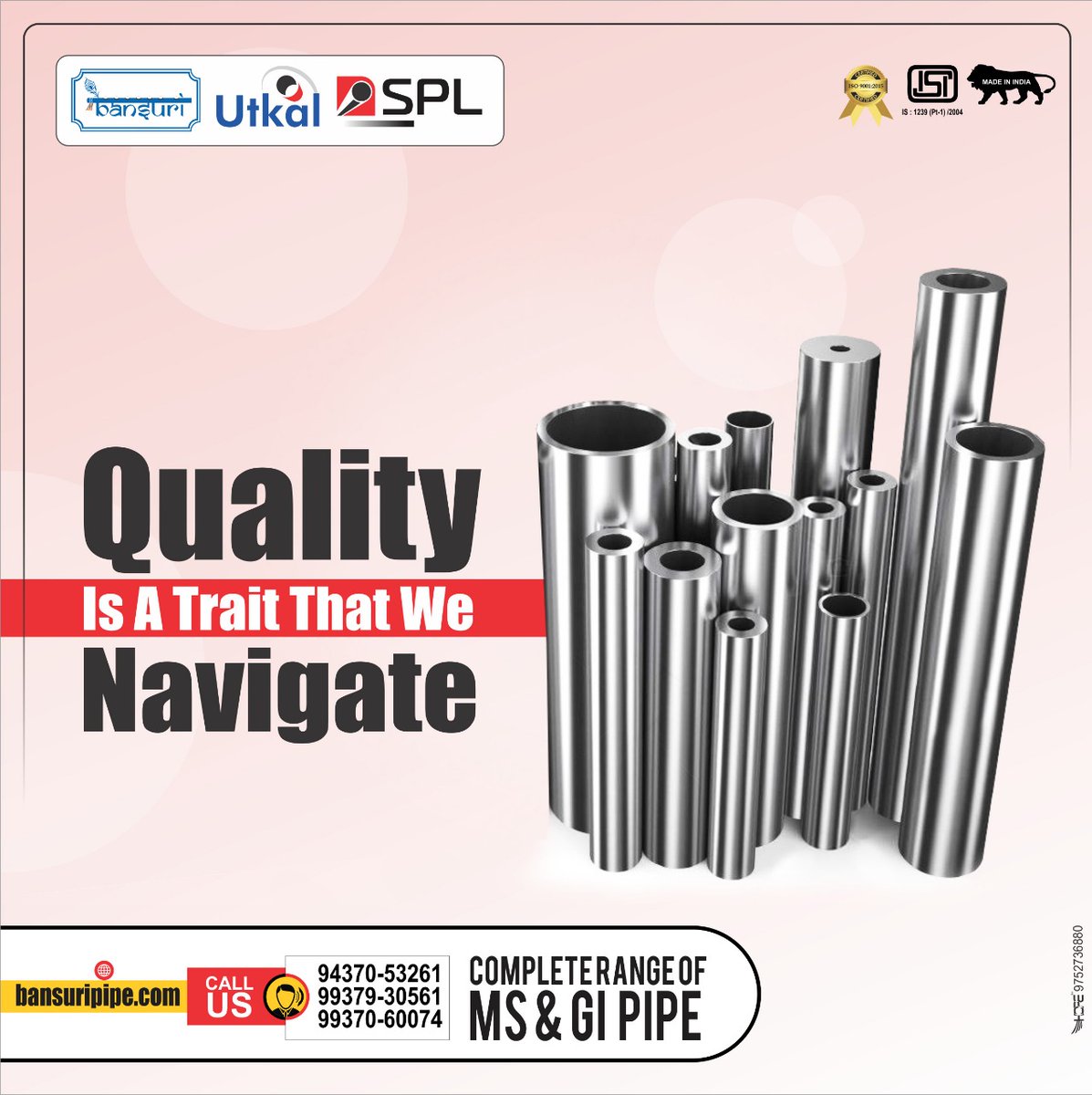 Splgoldpipe's tweet photo. Quality is a trait that we navigate
#GI_and_MS_Pipe_Manufacturer #CG #Raipur #India #Best_Quality #Quality_Product #Durable https://t.co/a47WRJxisV
