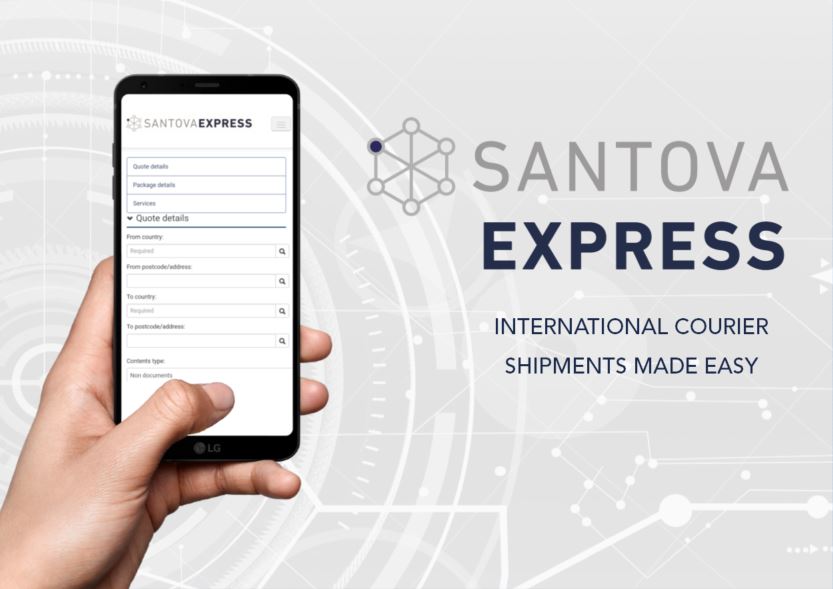 Introducing Santova Express - Our online, fully automated courier system with a simple and instant rate generator, online booking tool and real-time track and trace capabilities. Contact us at info@santova.com for more information. #expressdelivery #supplychaintechnology