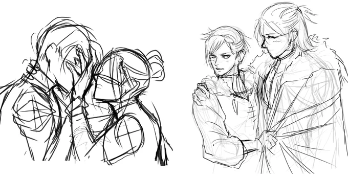 Ferociously messy Dimilix sketches that probably won't be finished ? 