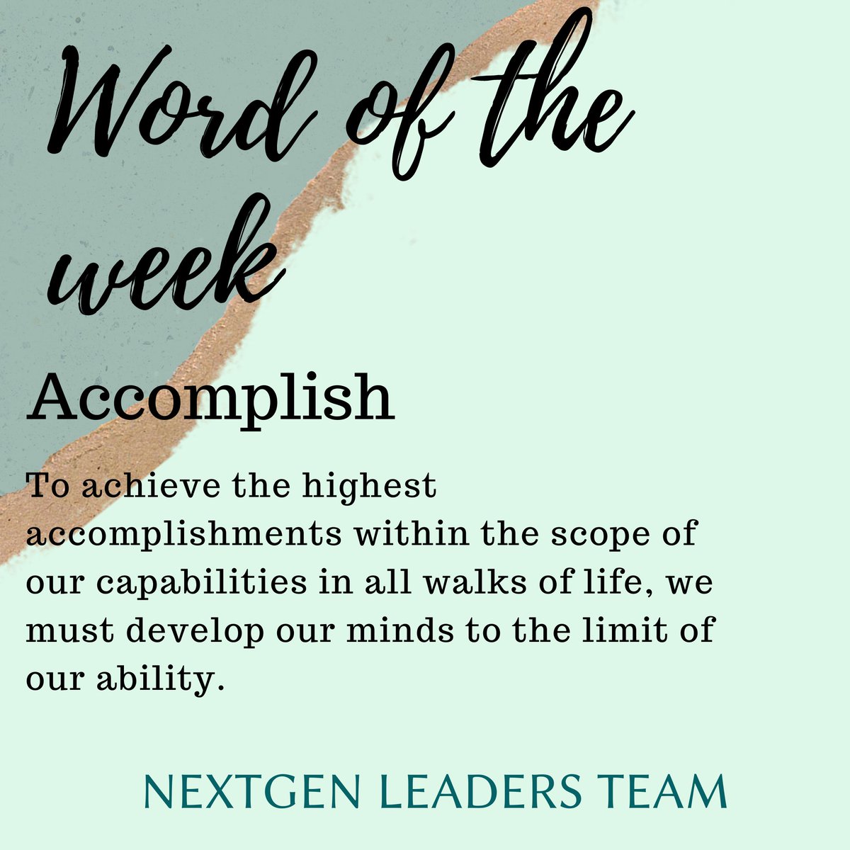 africa_nextgen's tweet photo. #Wordoftheweek#wordoftheday https://t.co/20amhqnRVH