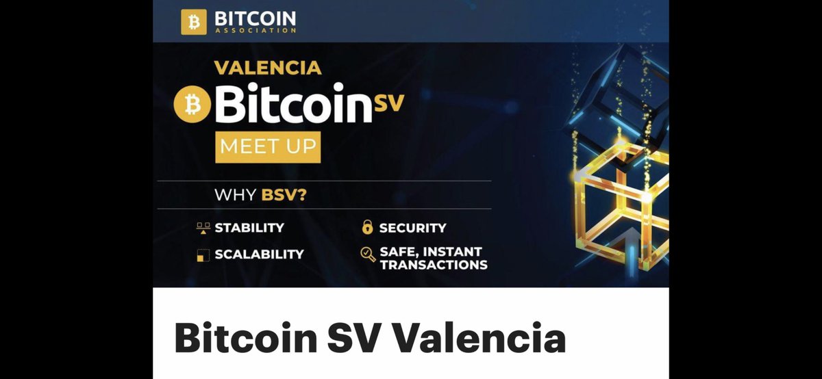 BlogueroDigital's tweet photo. 18º @MeetupES
#Online de #BitCoinˢᵛ
#SatoshiVision
Valencia (Spain)
#MeetupBSV #BSVMeetup
Sábado 12 de Septiembre
de 2020👇#BitcoinSV #BSV
✍️https://t.co/JDNJXoMez1 https://t.co/LT5nfAqPOh