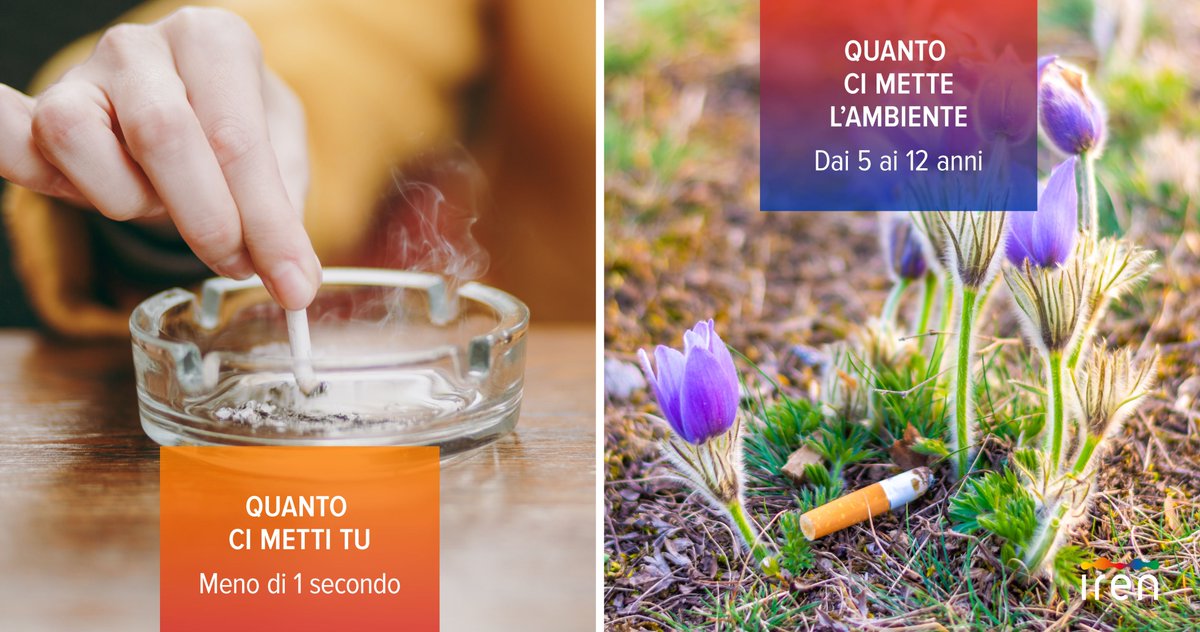 gruppoiren's tweet photo. 🚬Se ne acquistano 18mld al giorno
🚫2/3 vengono gettati in modo scorretto
⚠️Contengono sostanze che degradandosi diventano #microplastiche che si diluiscono nell'#ambiente senza svanire mai
💚La #natura ci piace senza filtri!
#GestiChecontano #PiccoleImpronte #IrenPerLambiente https://t.co/kwSFW3qMCD
