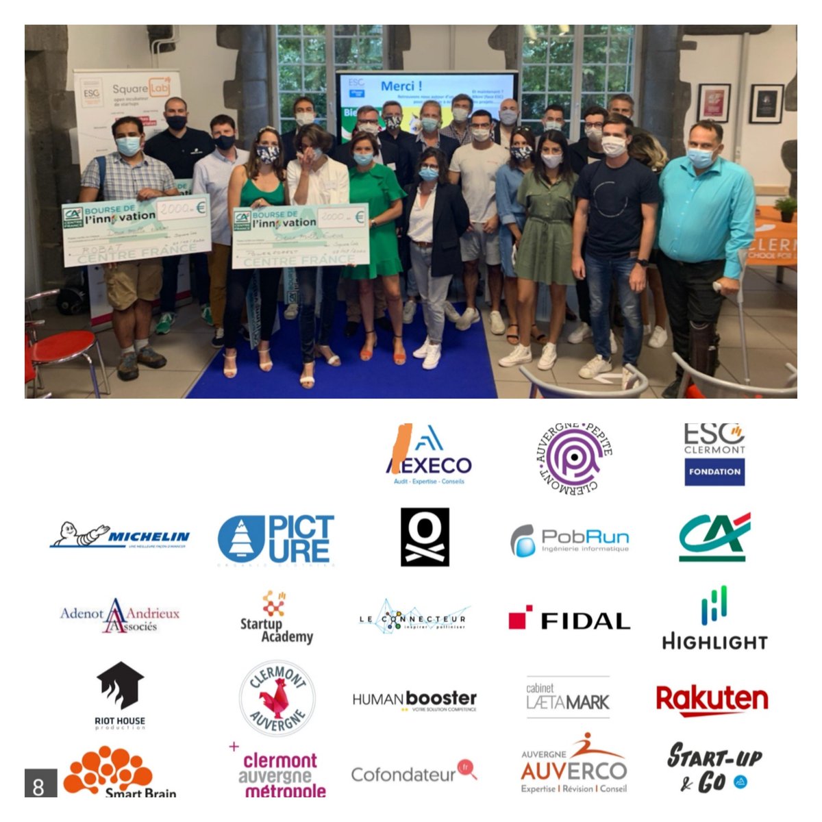 #startup #entrepreneur 17 projets incubés <a href="/SquareLab_ESCC/">SquareLab ESCClermont</a> ont défilé hier soir devant nos partenaires. 
Retrouvez les sur incubateur-esc-clermonr.fr