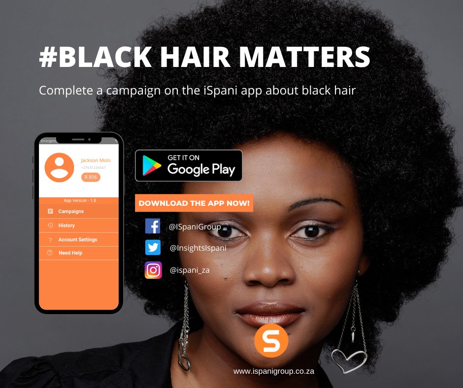 InsightsIspani's tweet photo. Download link: https://t.co/YceyHyFeGe
Like โค๏ธ
Share ๐
#iSpani
#r5reward
#R100airtime
#R1000cash
#Cashout
#Clicks
#JuliusMalema
#clicksmustfall
#BlackHairMatter
#EFFMustRise
#ClicksMustRise
#COVID19SA
#JobSeekersSA
#kfcmustfall
#VoetsekEFF
#clickschallenge https://t.co/QtFLPQGCzs