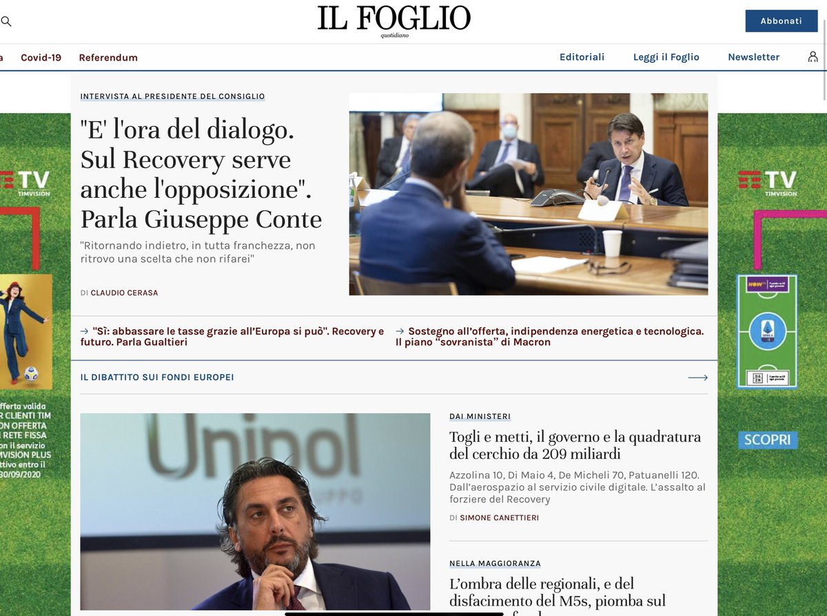Il nuovo ilfoglio.it. Designed, engineered &amp; powered by <a href="/D_Share/">D-Share</a>