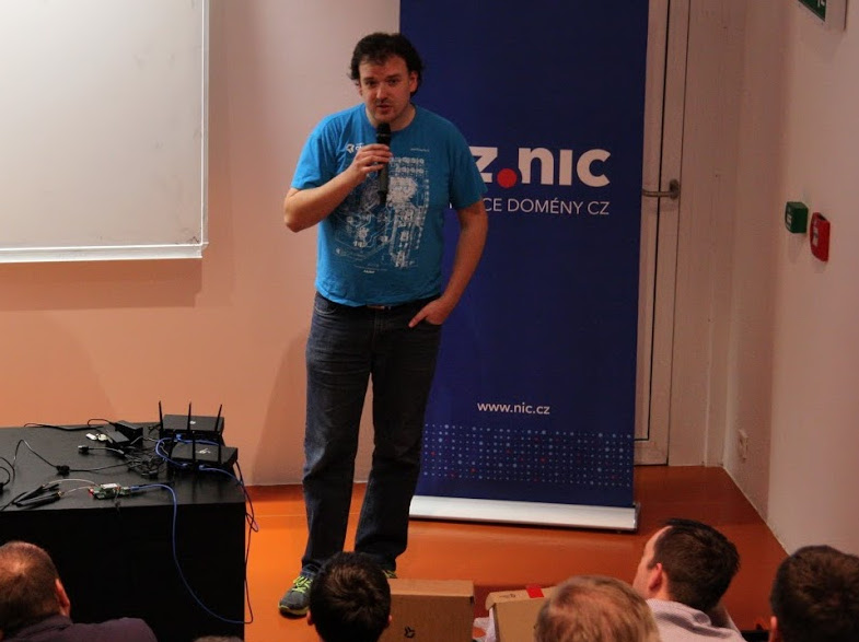 turris_cz's tweet photo. Dnes po půl druhé vystoupí @ImiskaI na #CSNOG2020 s přednáškou Ochrana před útoky pomocí routerů Turris. Sledujte #LiveStream: https://t.co/Cjxlaaxtmm #Turris #CSNOG2020 #TurrisMOX #TurrisOmnia #TurrisShield https://t.co/f8Sz12OavP