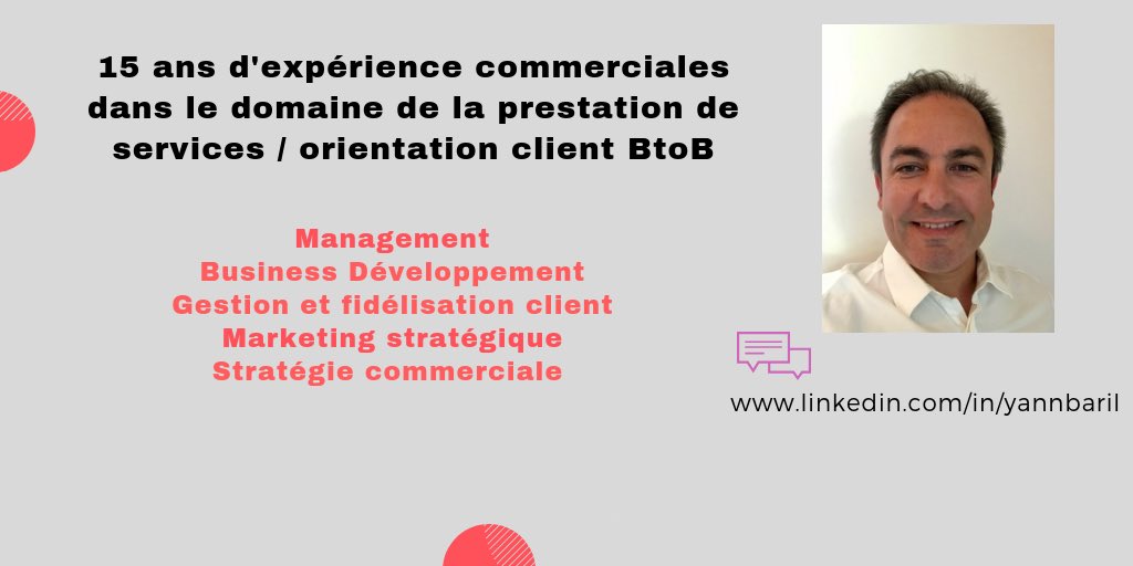 yann165's tweet photo. Hello Twitter #pleaseRT #i4emploi
Toujours disponible pour un nouveau challenge => #managercommercial #businessdeveloper #responsablecommercial #keyaccountmanager tous secteurs d'activités #nantes #i4EmploiR Merci à toutes et à tous ;)
(https://t.co/6jQe4VCnAV)👍 https://t.co/lQ1AuJGKo8
