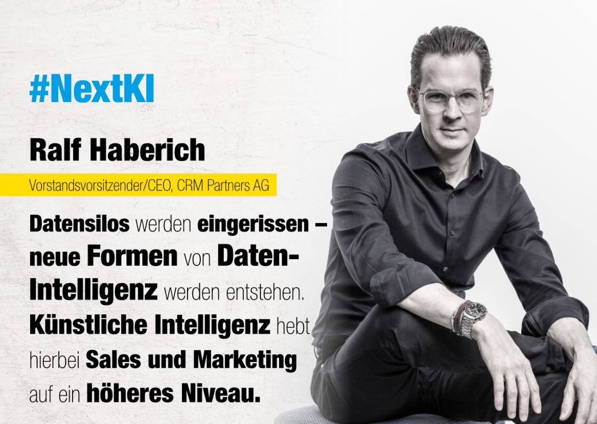 Was hat Künstliche Intelligenz mit Marketing und Vertrieb zu tun. Unser CEO, <a href="/RalfHaberich/">Ralf Haberich</a> gab hier für Journalisten ein kurzes Statement auf LinkedIn.